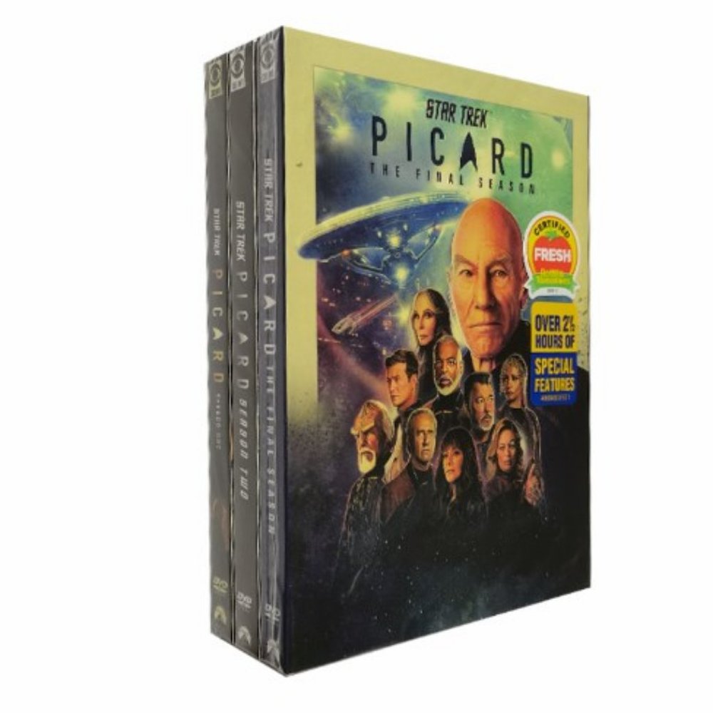 Star Trek Picard complete series 1-3 season DVD Box Set Brand New & Seal…